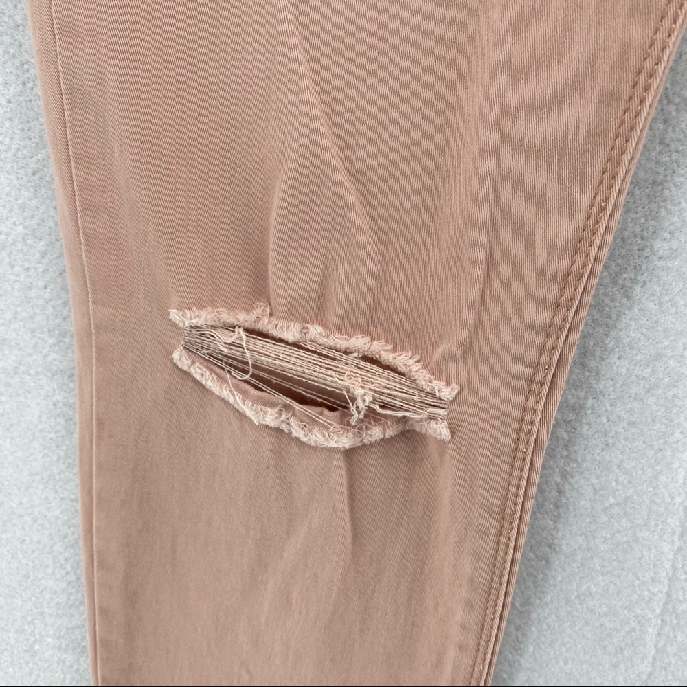 Express Stretch Pink Mid Rise Legging Skinny Jean - Picture 5 of 10